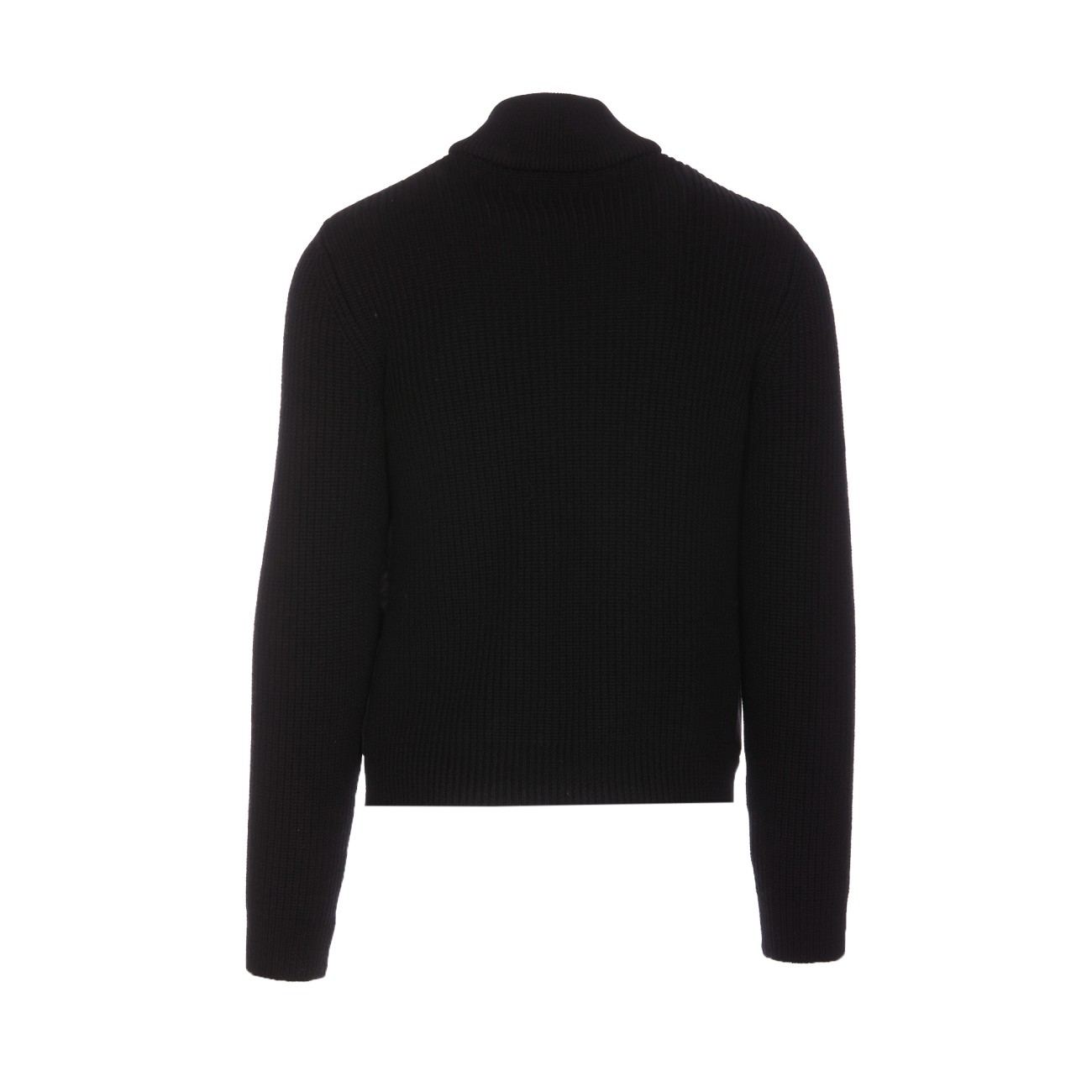 Valentino Garavani Toile Iconographe wool-knit jacket - Black