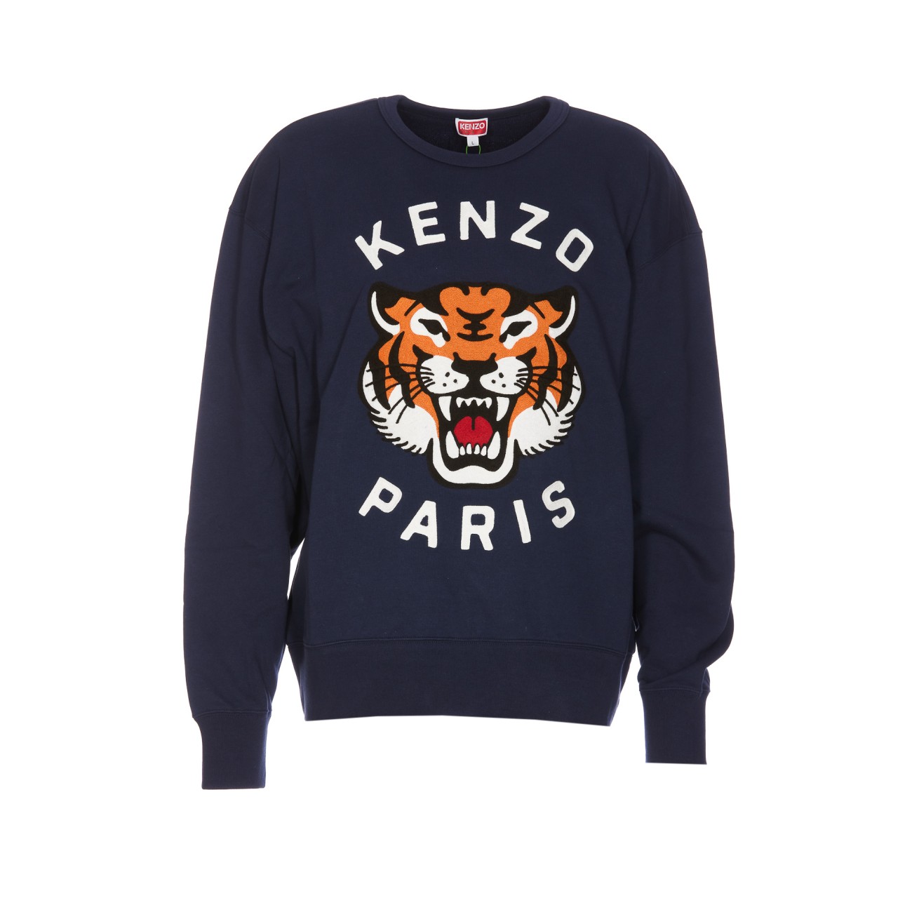 KENZO LUCKY TIGER EMBROIDERED OVERSIZE SWEATSHIRT FE58SW0104MF 77 Bruna Rosso