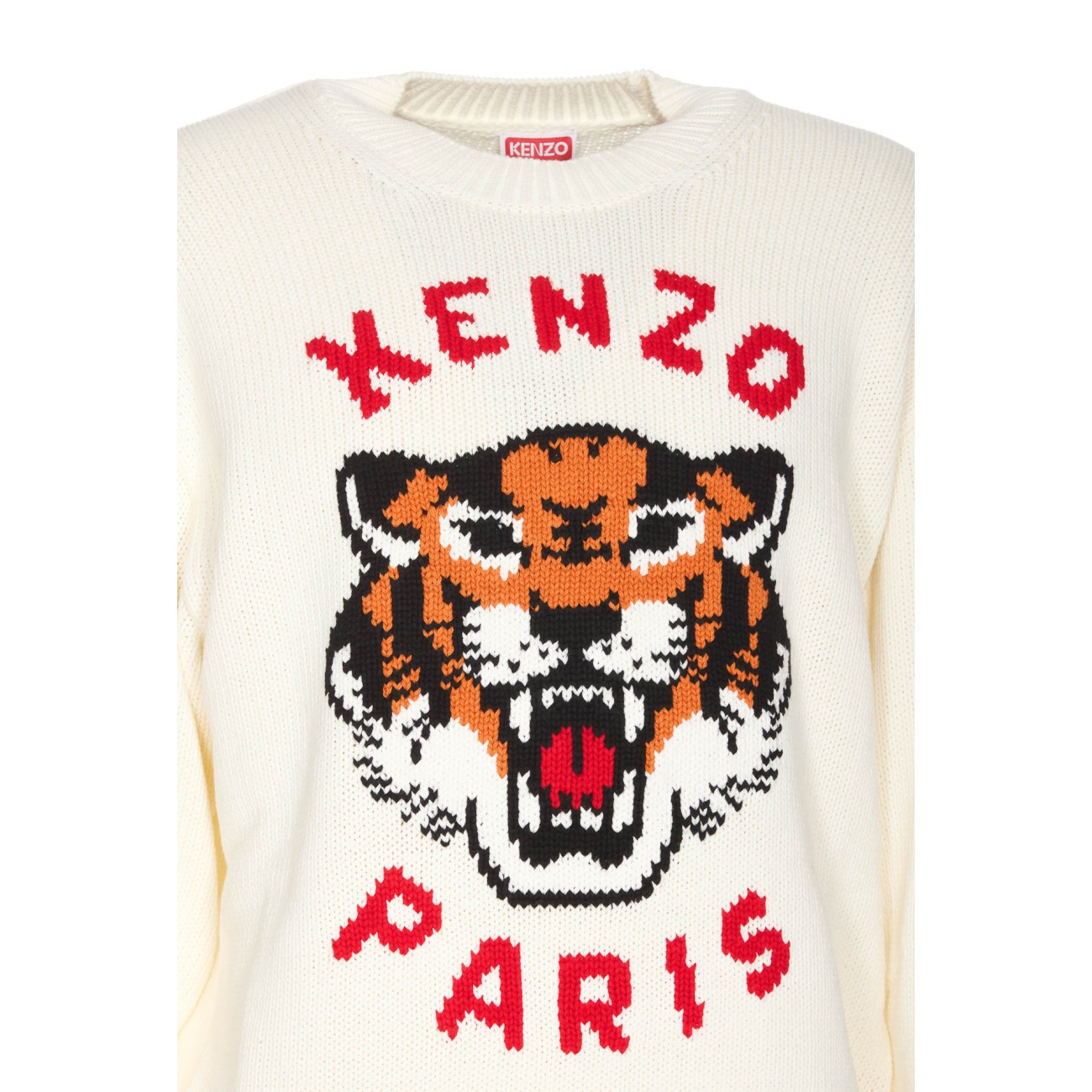 KENZO LUCKY TIGER SWEATER FE58PU0143LD 02 Bruna Rosso