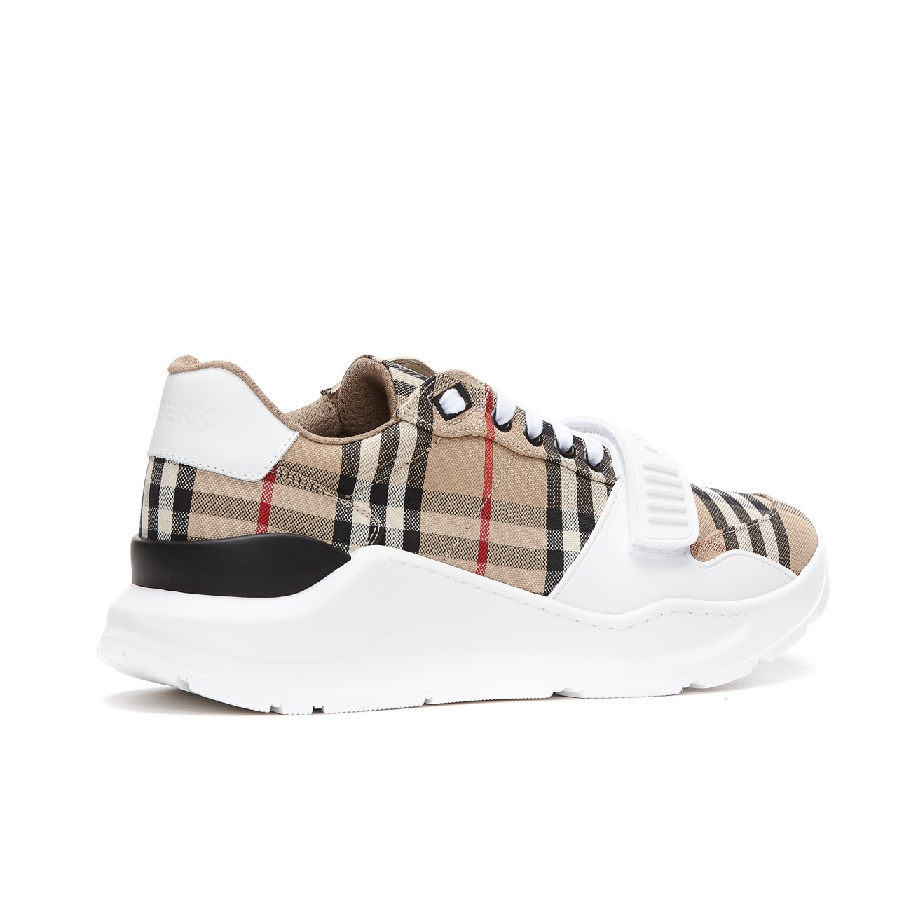 VINTAGE CHECK MOTIF SNEAKERS 8048577/A7028 | Bruna Rosso