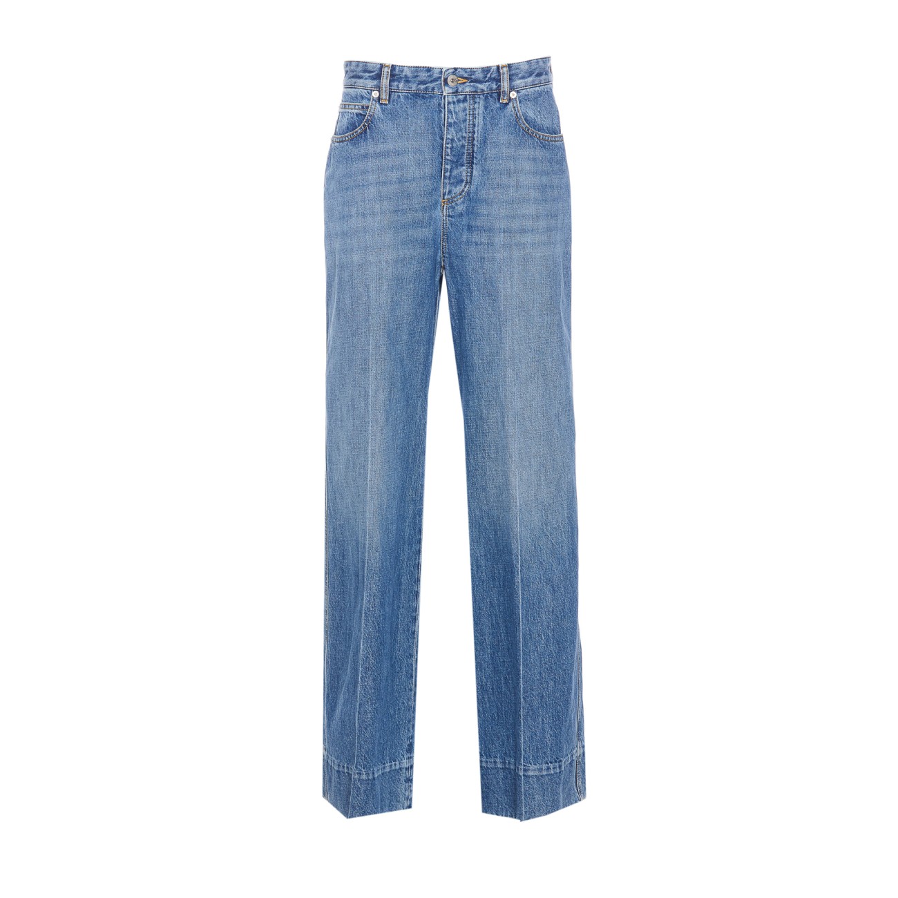VINTAGE INDIGO TURNED UP JEANS 813509/V42W04715 | Bruna Rosso