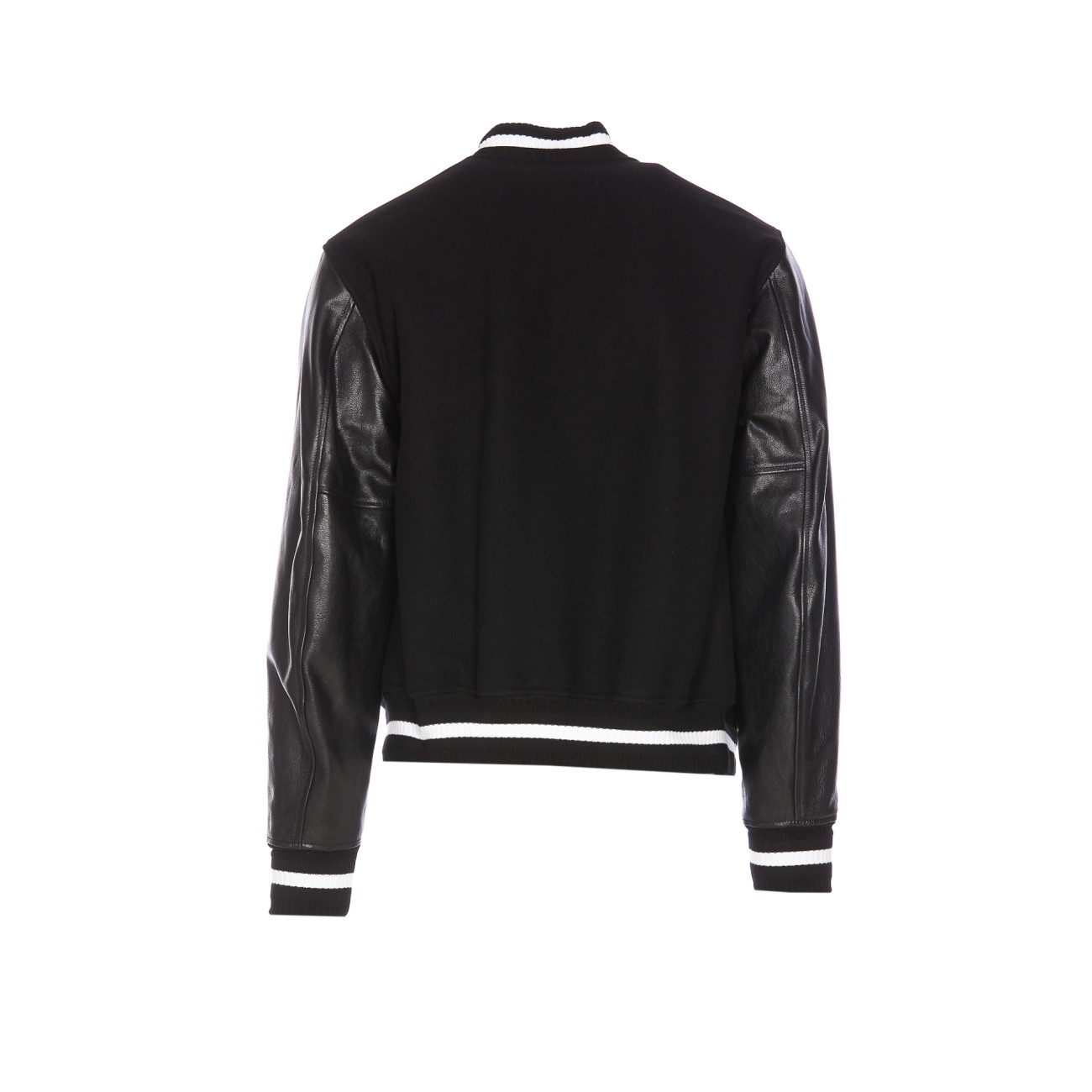 4G VARSITY WOOL AND LEATHER JACKET BM011S6Y3K/001 | Bruna Rosso 4G VARSITY WOOL AND LEATHER JACKET BM011S6Y3K/001 | Bruna Rosso