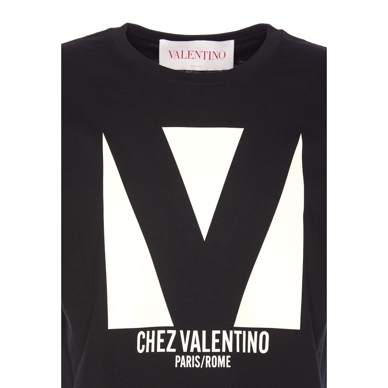 CHEZ VALENTINO PRINTED T-SHIRT MG16PAQ9/0NO | Bruna Rosso