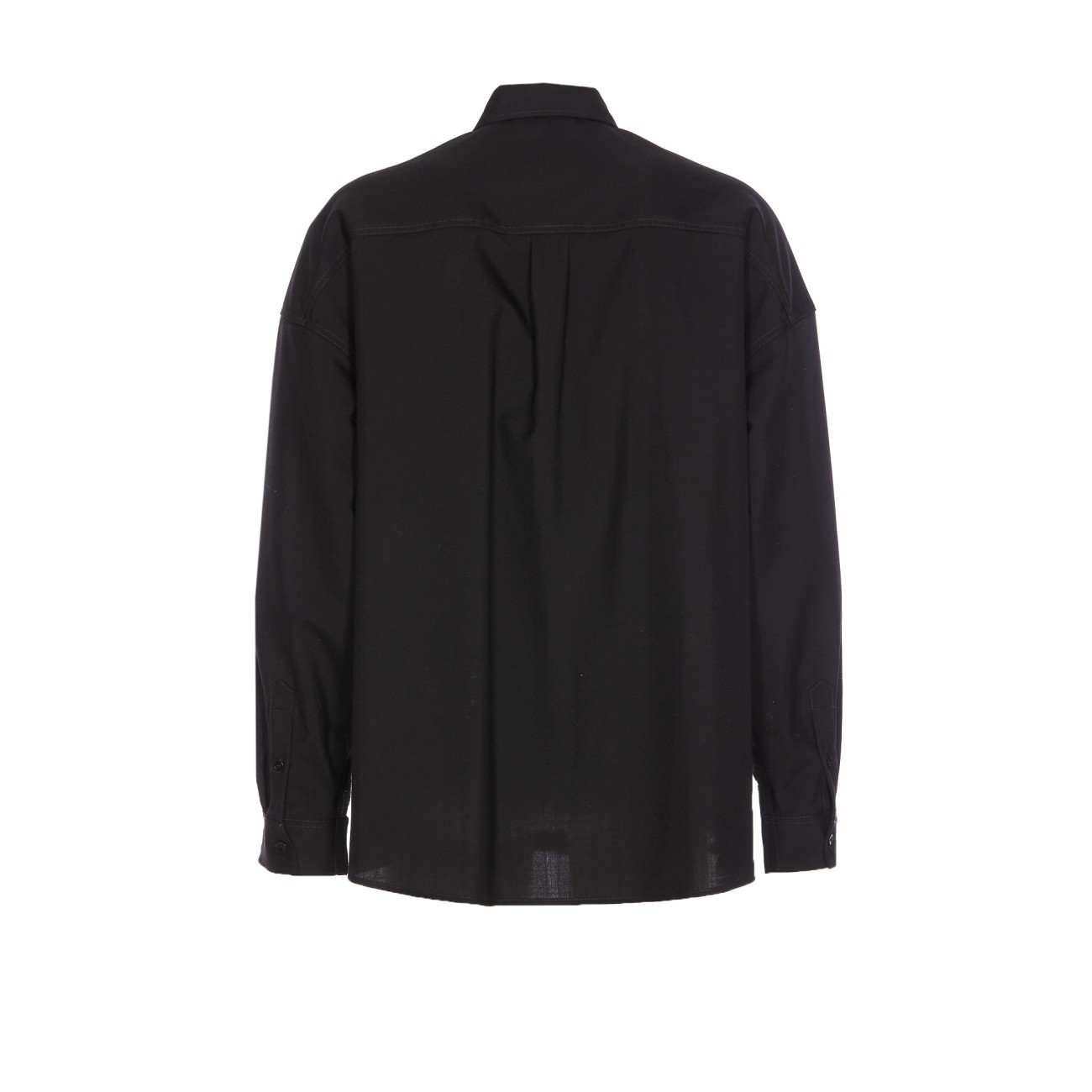 【送料 関税込】 MARNI MARNI STITCHING BACK CONTRASTING SHIRT MARNI STITCHING BACK CONTRASTING WOOL SHIRT CUMU0278QS