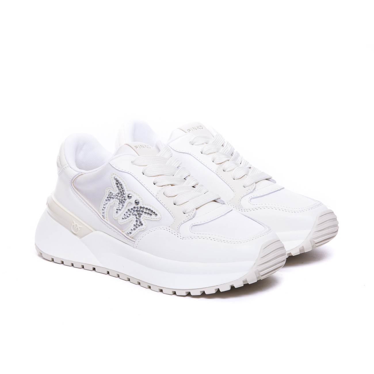 スニーカー PINKO Woman Sneakers White SS0055P073 DY7 GEM SNEAKERS SS0055P073/DY7 | Bruna Rosso