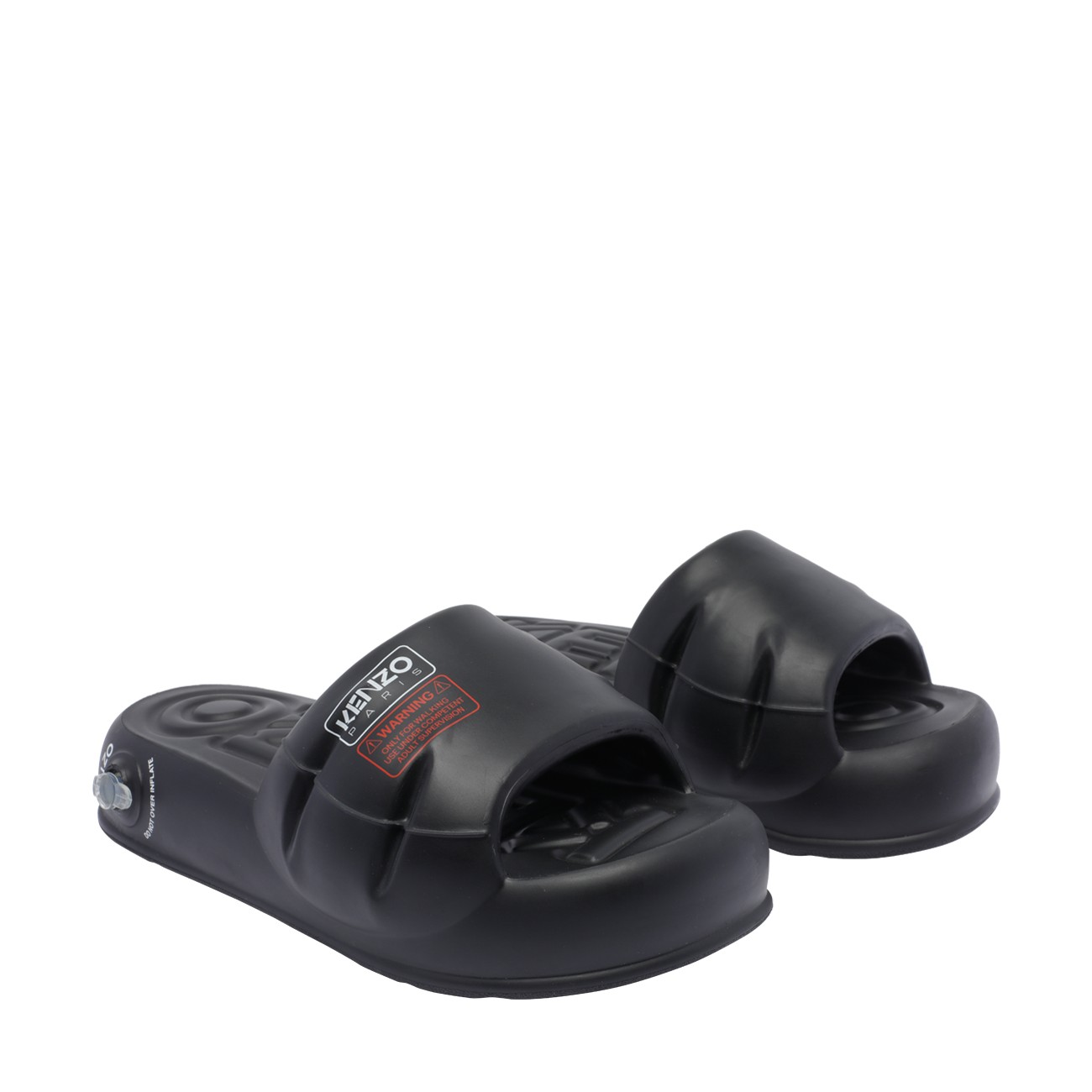 サンダル・ミュール KENZO LOGO PUFFER SLIDE LOGO PUFFER SLIDE (KENZO/サンダル・ミュール) FF52MU210E50/30