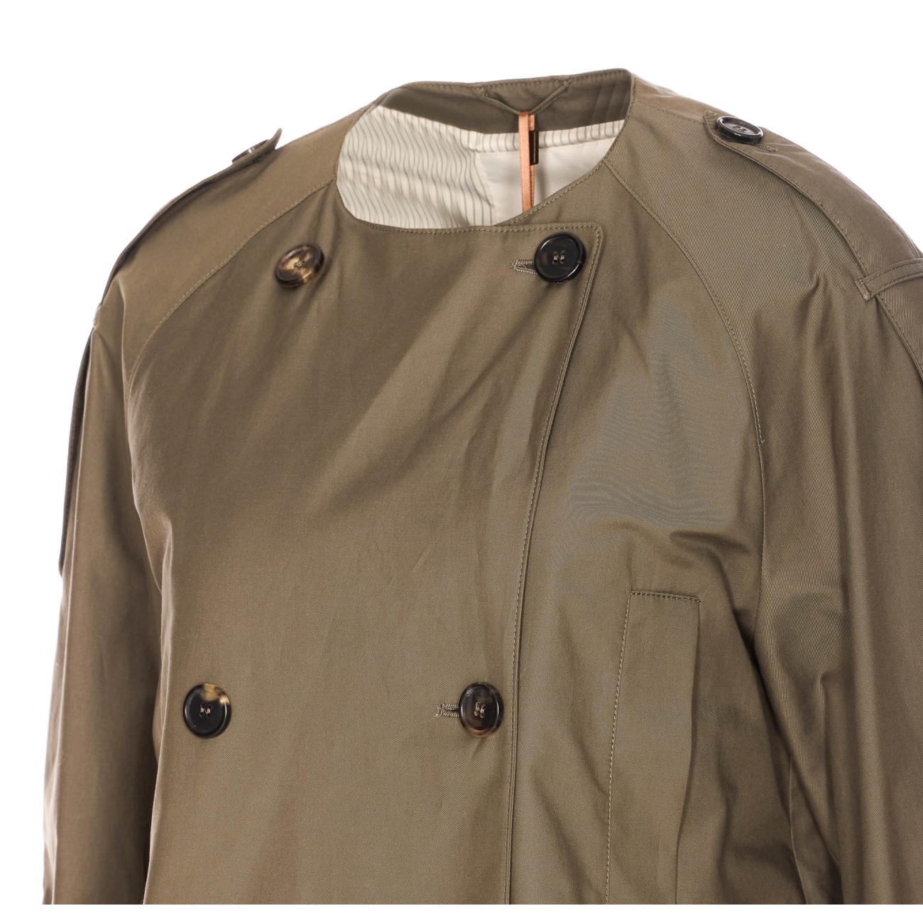 JIM DROP-PROOF CREWNECK TWILL TRENCH 2519021034600 JIM/016