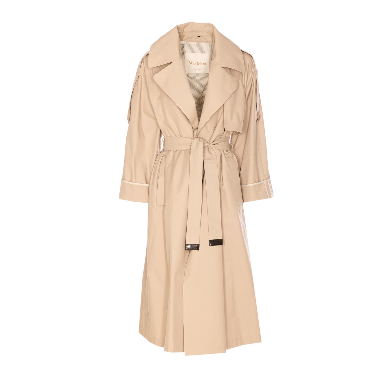 トレンチコート S MAX MARA UTRENCH DROP-PROOF TWILL TRENCH Max Mara Utrench Oversize Water Repellent Twill Trench Coat