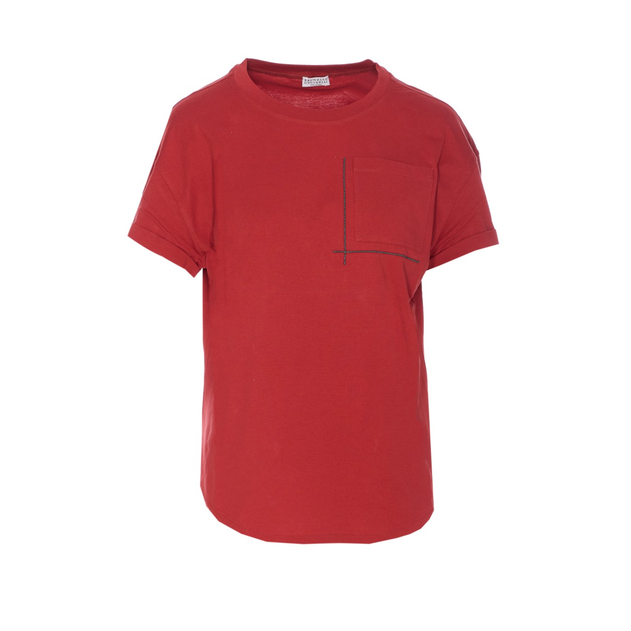 Tシャツ・カットソー BRUNELLO CUCINELLI Women Tops M0T81HA850 C7901 Red BRUNELLO CUCINELLI: T-shirt woman - Red | Brunello Cucinelli