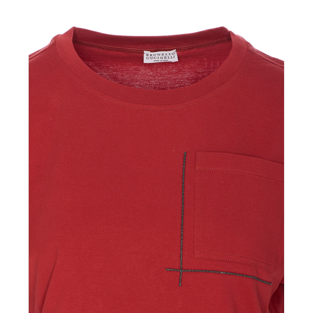 Tシャツ・カットソー BRUNELLO CUCINELLI Women Tops M0T81HA850 C7901 Red BRUNELLO CUCINELLI: T-shirt woman - Red | Brunello Cucinelli