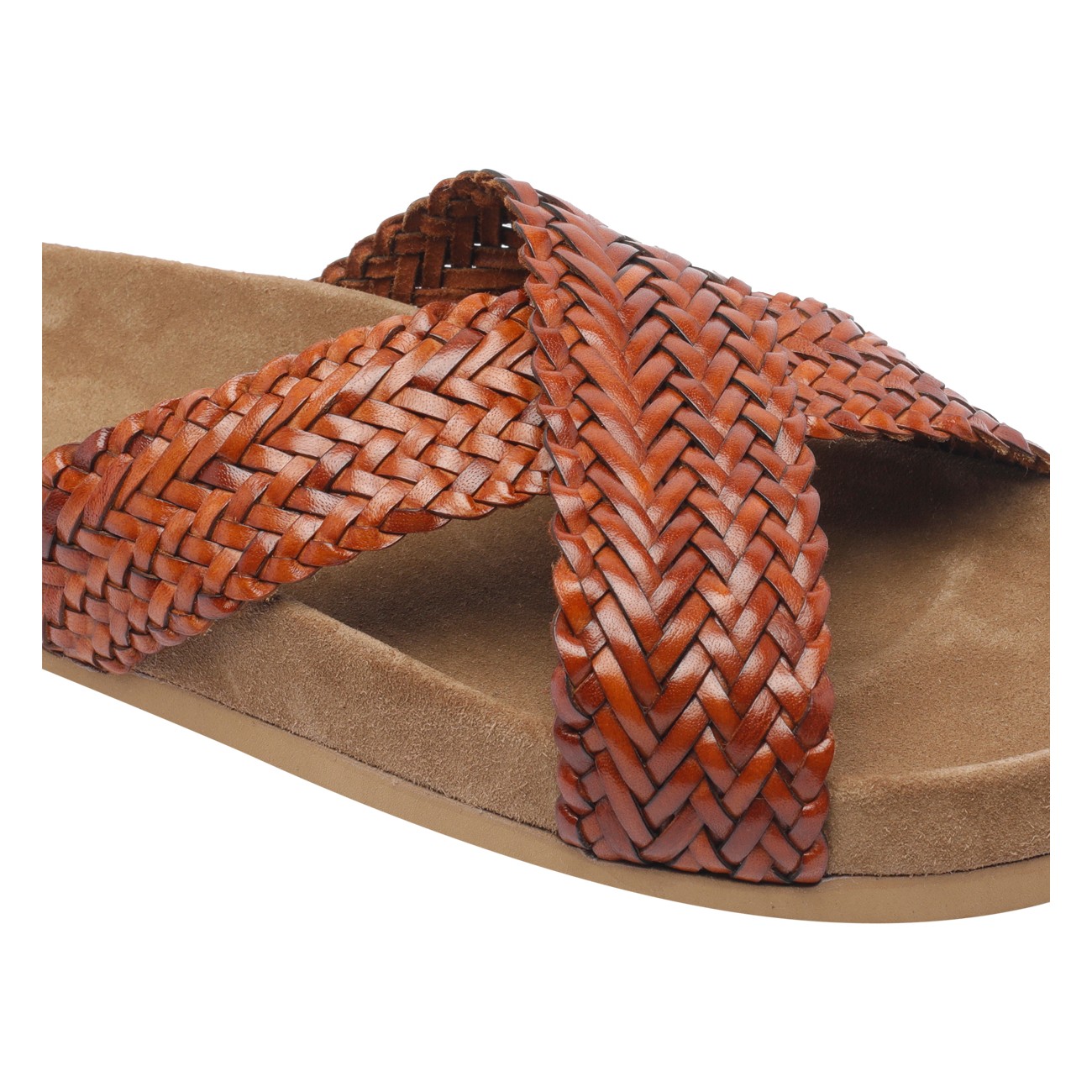サンダル・ミュール DRAGON DIFFUSION Women Sandals 5109 TAN BLACK EDGE Orange SANDALS 5109/TAN BLACK EDGE | Bruna Rosso