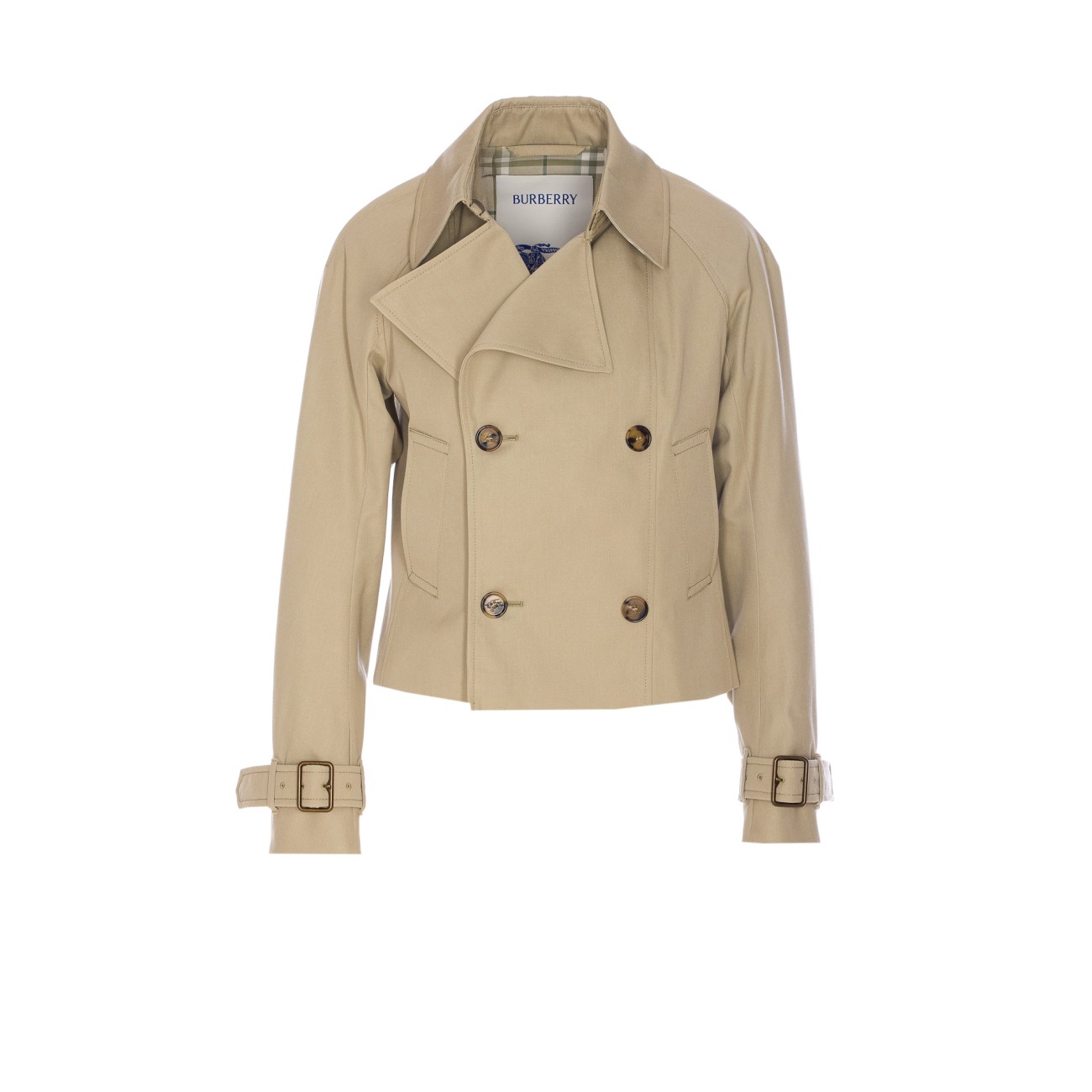 TRENCH CROPPED GABARDINE JACKET 8106341/C2219 | Bruna Rosso