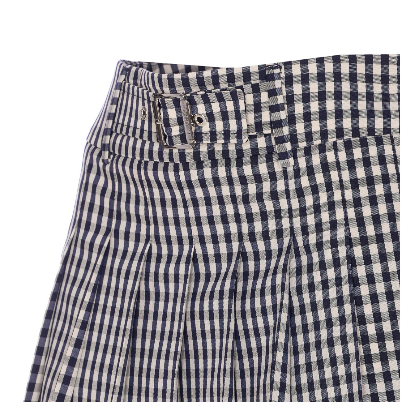 PLISSE' CHECK SKIRT WA5371T1811/M9461 | Bruna Rosso