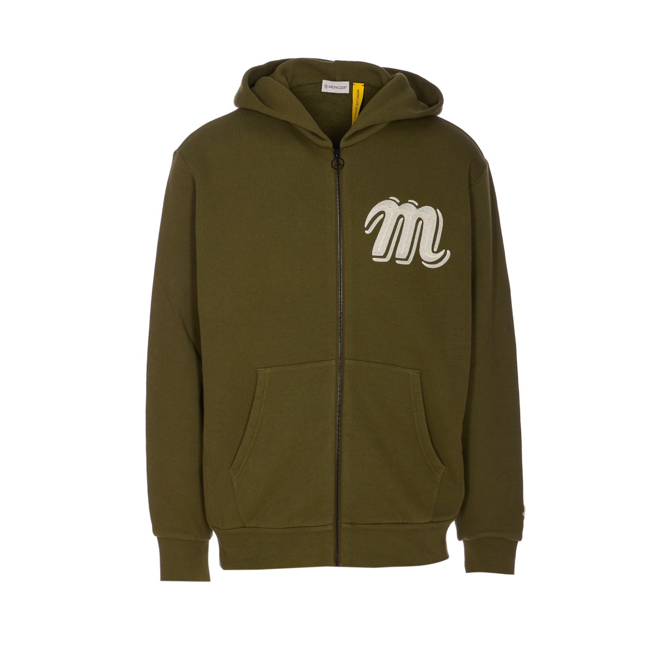 MONCLER X MERCEDES BENZ BY NIGO LOGO ZIP UP EMBROIDERED