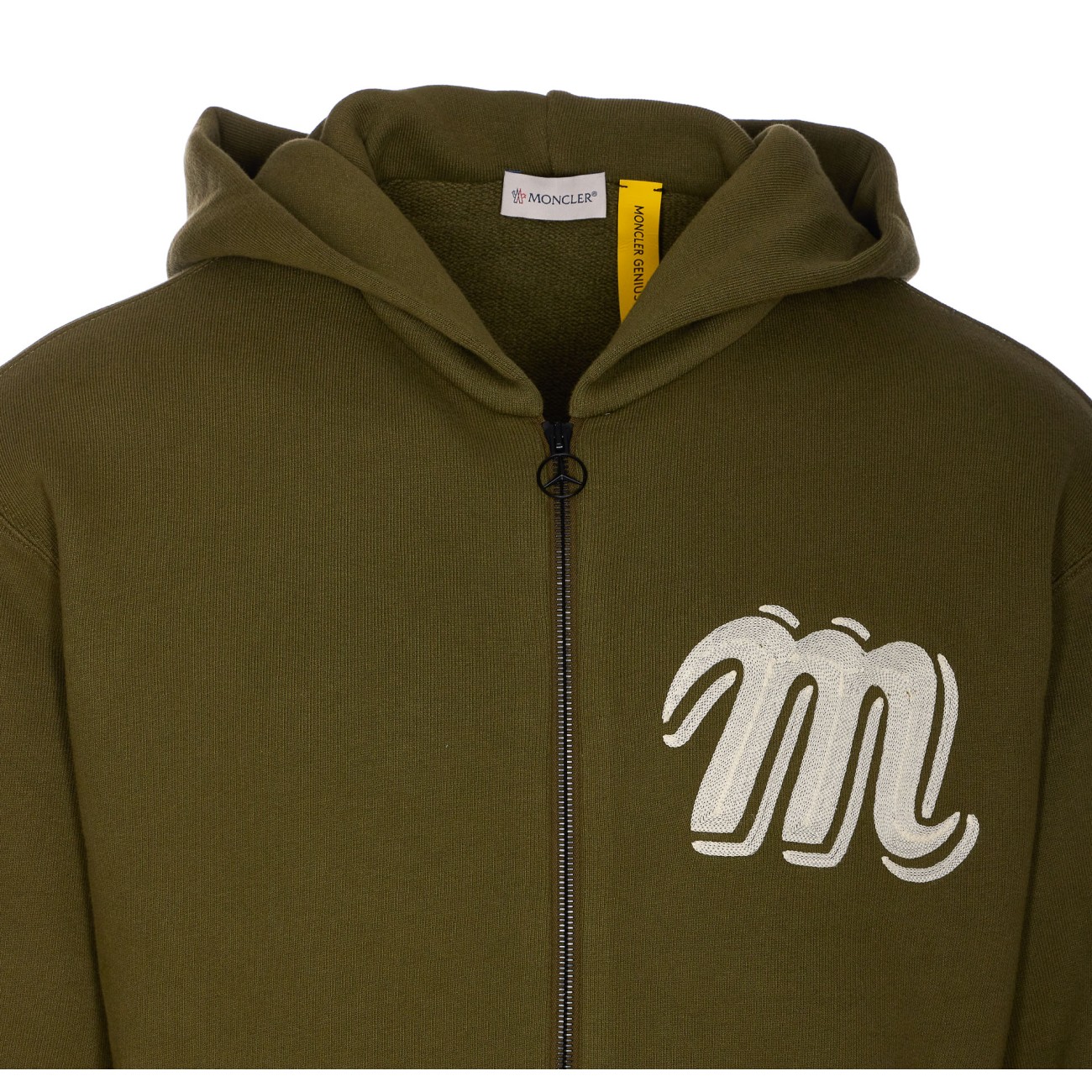 MONCLER X MERCEDES BENZ BY NIGO LOGO ZIP UP EMBROIDERED
