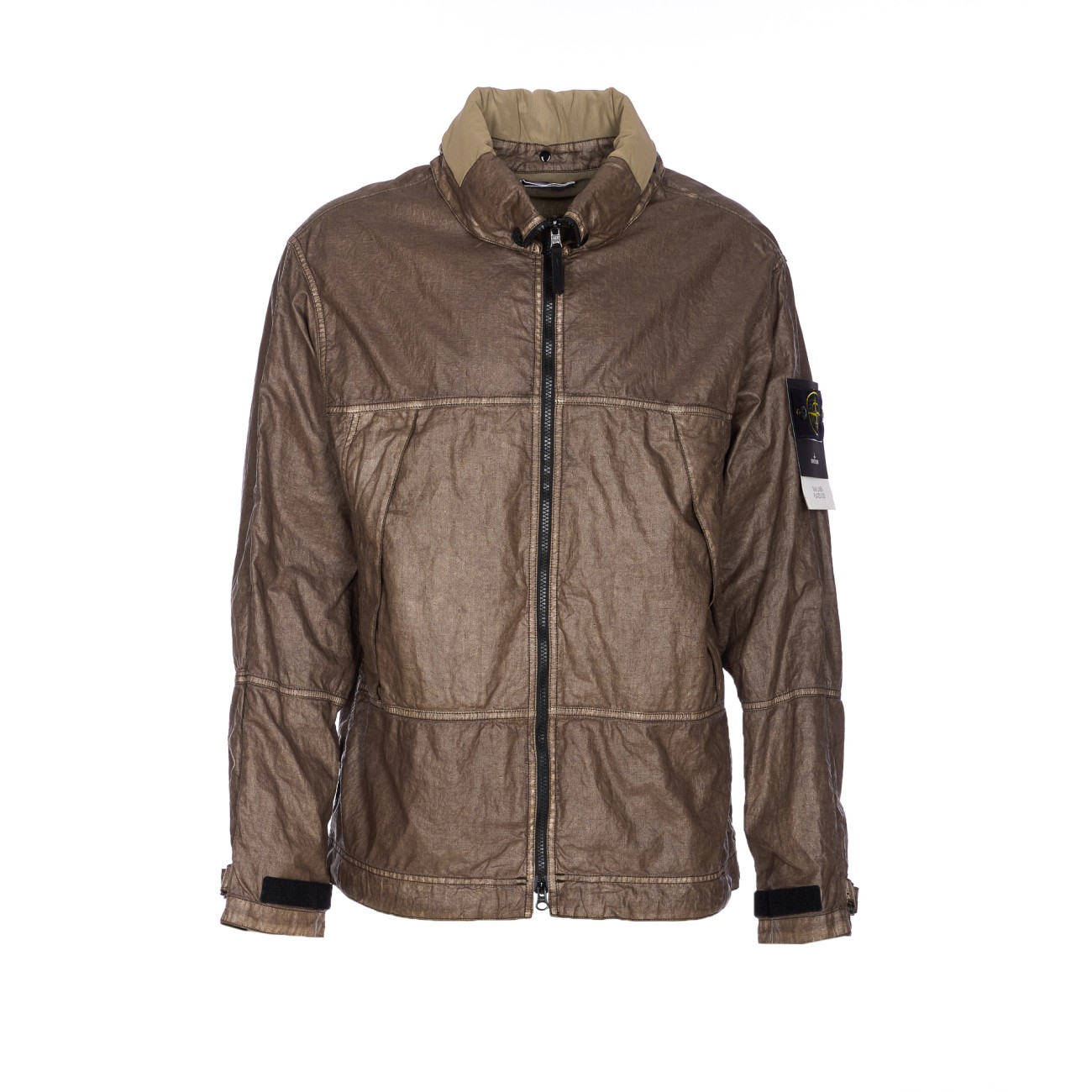 パーカー・フーディ Stone  LOGO RAW LINEN PLEATED PARKA LOGO RAW LINEN PLEATED PARKA 4100040 S0030/V0011 | Bruna Rosso