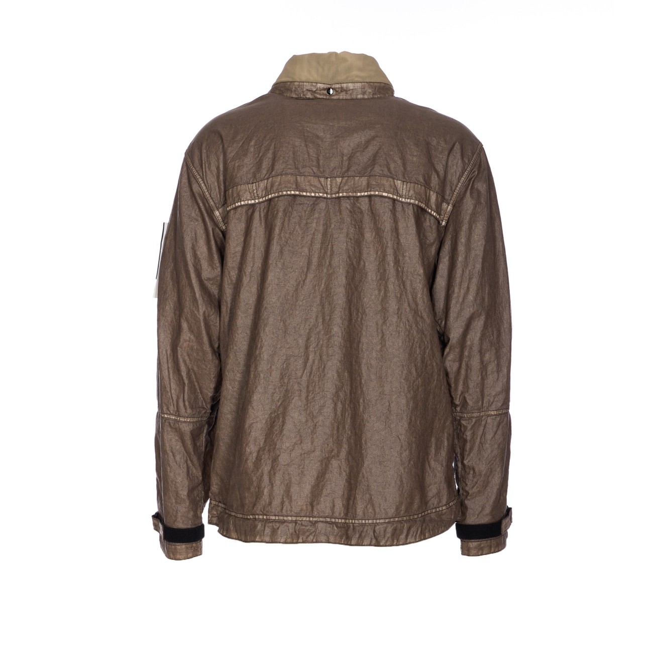 パーカー・フーディ Stone LOGO RAW LINEN PLEATED PARKA LOGO RAW LINEN PLEATED PARKA 4100040 S0030/V0054 | Bruna Rosso