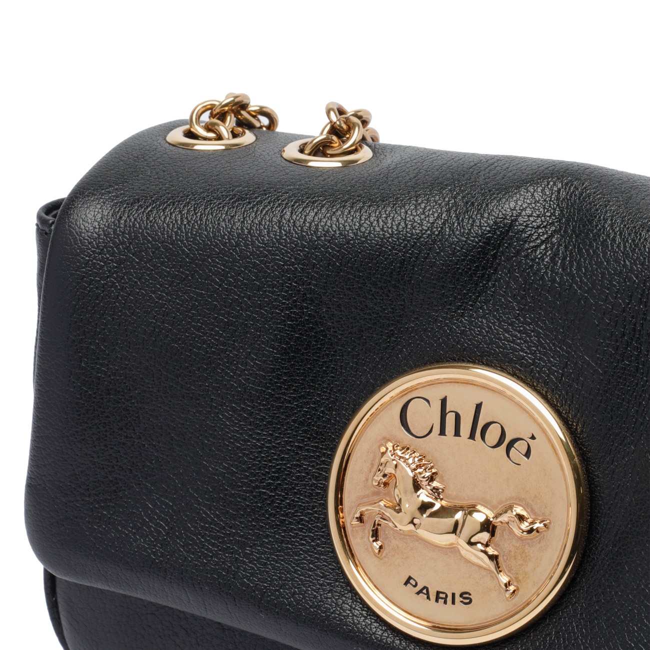 CHLOE' HERITAGE HORSE MEDAL CROSSBODY BAG 25AS585P75/001