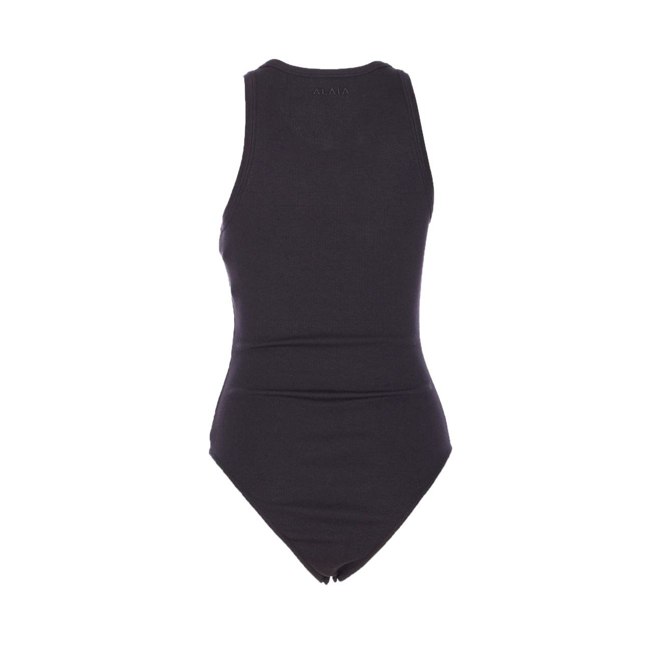 スリップ・インナー・キャミ ALAIA BODYSUIT IN RIBBED KNIT SHAPING ALAÏA Ribbed-knit bodysuit | NET-A-PORTER