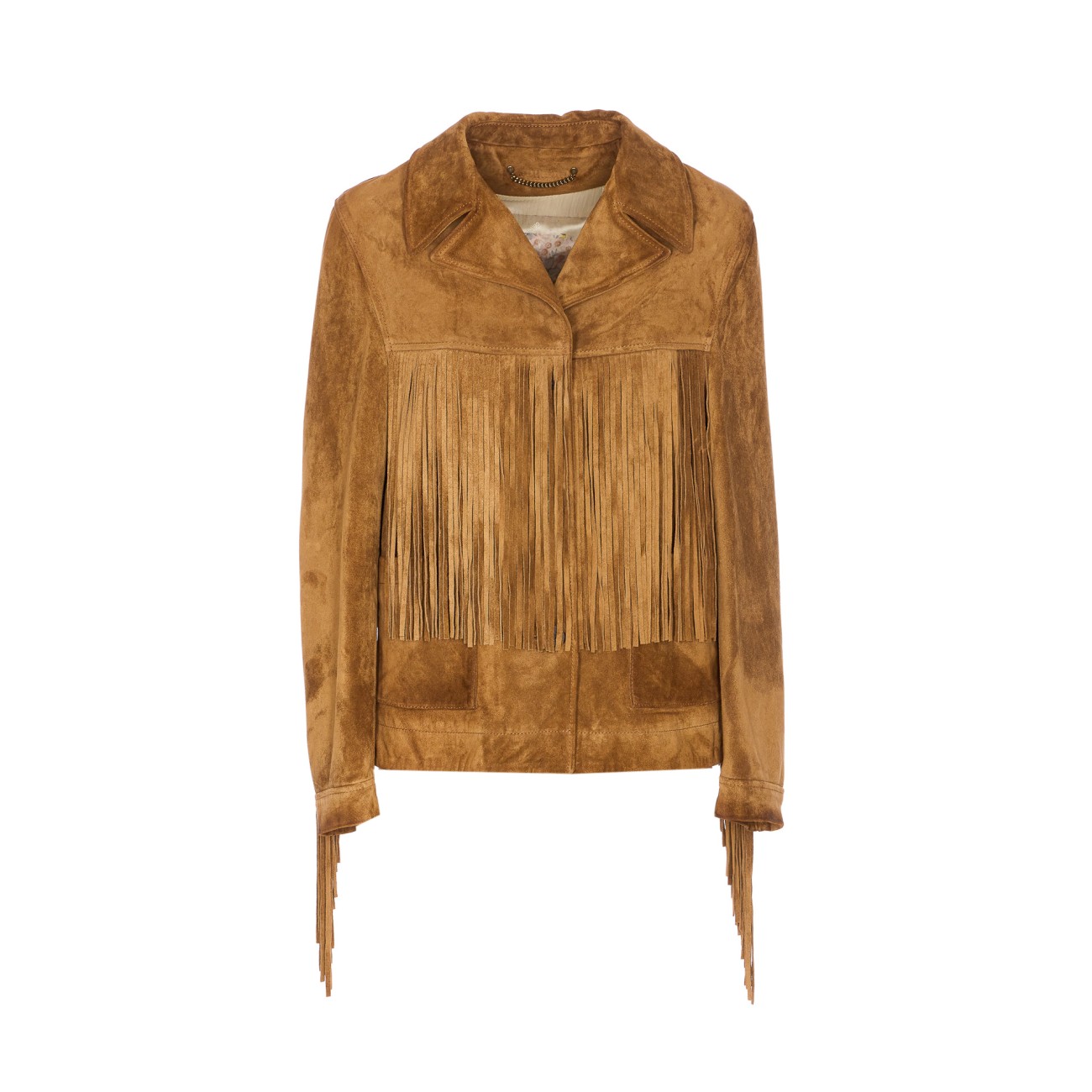 ジャケット GOLDEN  OLINDA FRINGED JACKET OLINDA FRINGED JACKET GWP02368/P00216055678 | Bruna Rosso