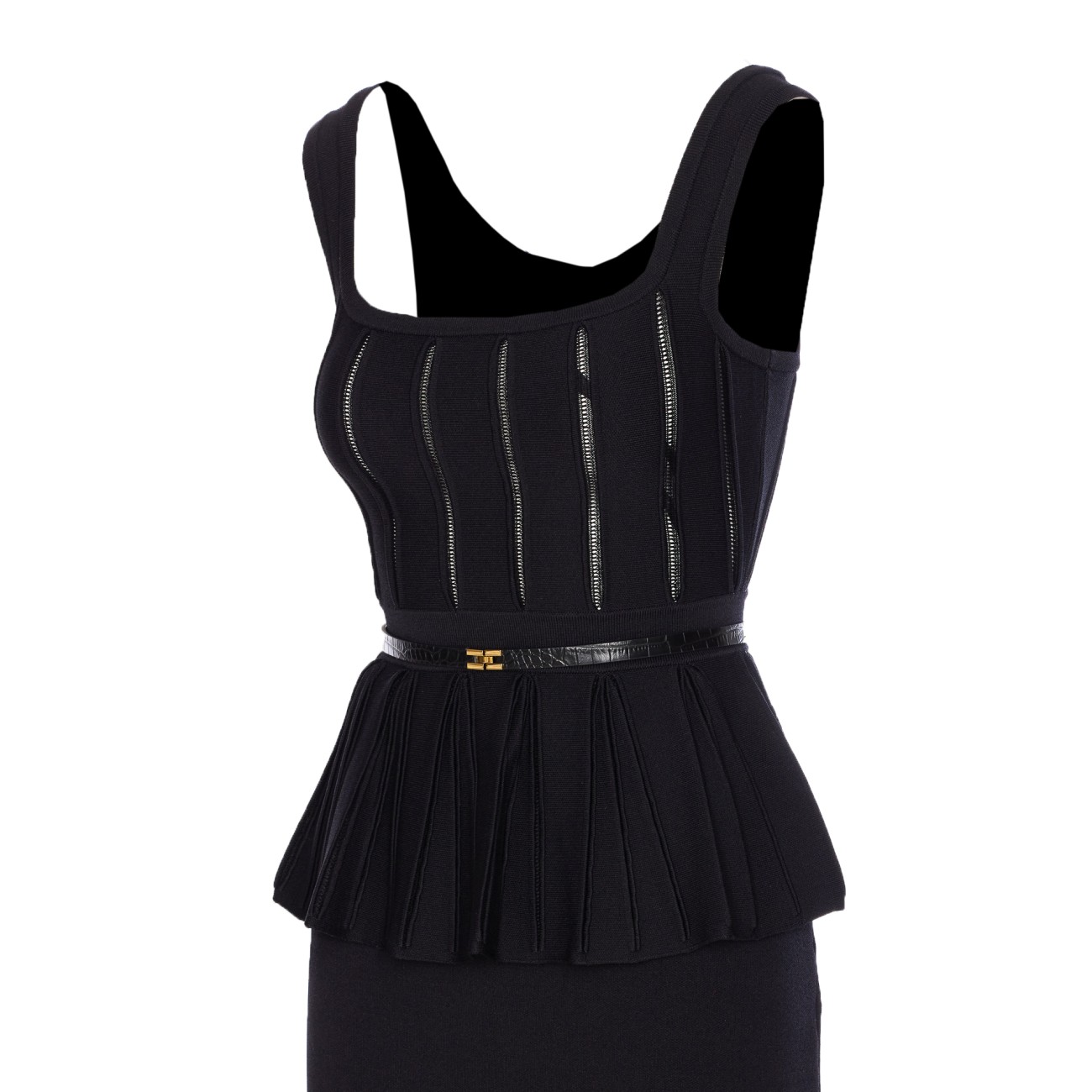 パーティードレス ELISABETTA FRANCHI RED CARPET DRESS KNITTED WITH BASCHINA RED CARPET DRESS KNITTED WITH BASCHINA AM69S56E2/110 | Bruna