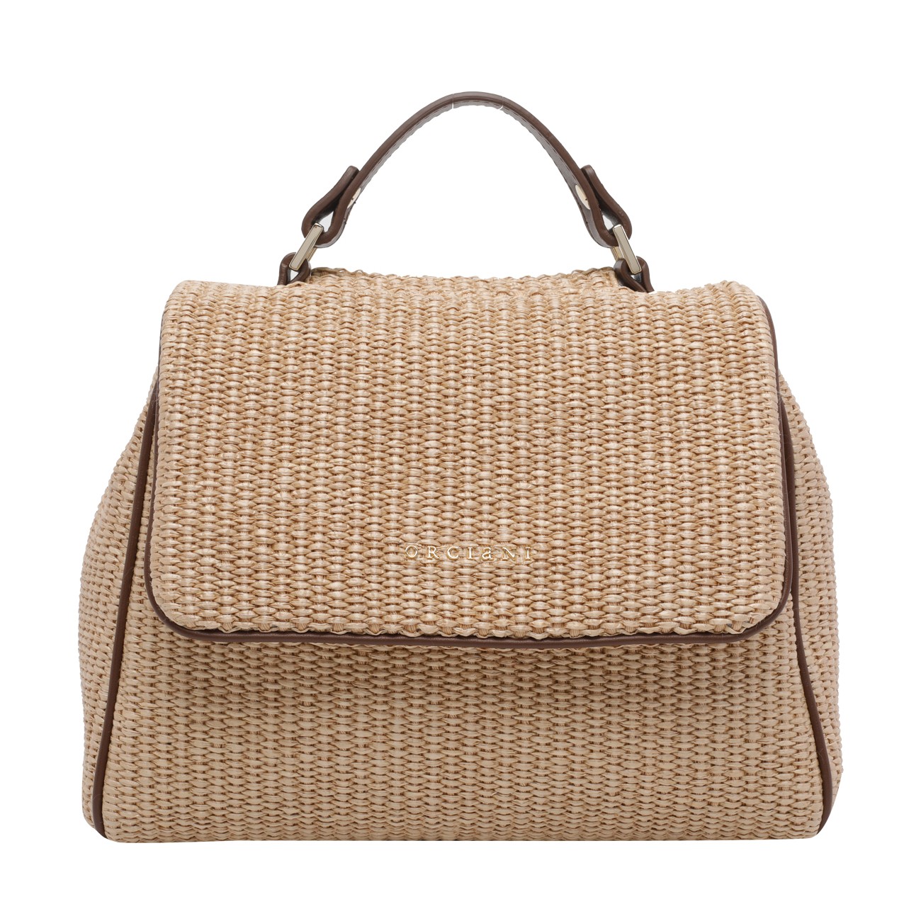 SMALL SVEVA ZANZIBAR HANDBAG B01999/ZNZBISCOTTO | Bruna Rosso